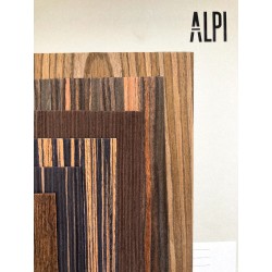 Carpeta ALPI "Wood Collection Chocolate / Grey " de chapa precompuesta, tamaño de muestras 190 mm x 290 mm