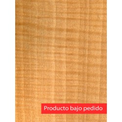 Chapa de madera natural de Anegre con respaldo de papel