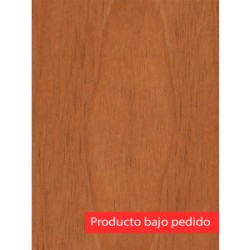 Chapa de madera natural de Cedro Español con respaldo de papel