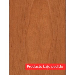 Chapa de madera natural de Cedro Español con respaldo de papel