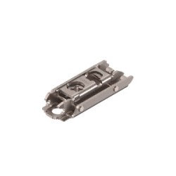 Placa de montaje Blum recta para bisagra BCOR con recubrimiento anticorrosivo, altura 0 mm, CLIP top para atornillar